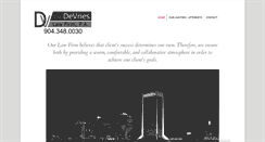 Desktop Screenshot of devrieslegal.com